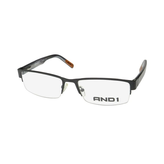 AND1 ANDO502 EYEGLASS FRAME/GLASSES MENS FASHION HALF-RIM DESIGN PREMIUM SEGMENT