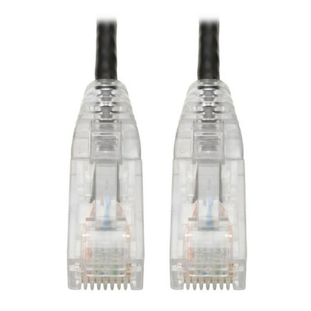UPC: 0037332236548 | Tripp Lite Cat6 Gigabit Snagless Mlded Slim Utp Patch Cable Rj45 Black 8in – Patch Cable – Rj-45 (m) To Rj-45 (m) – 8 In – Utp – Cat 6 – Mlded Snagless Stranded – Black