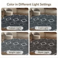 thumbnail image 7 of ODIKA 8'x10' Washable Area Rug Durable, Non-Slip Geometric Tonal Gradient Angular Motif Balanced Livingroom Grey for Living Room, Under Sectional, Family, 7 of 7
