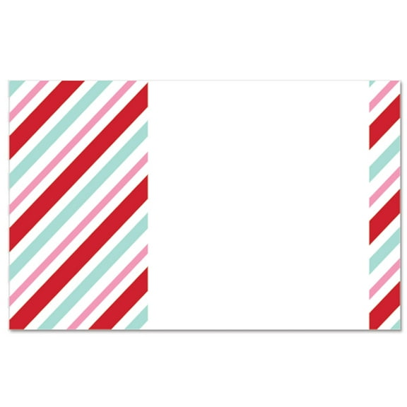 Candy Stripes Enclosure Cards / Gift Tags - 3-1/2in. x 2-1/4in. - 50 Pack (ac7167050)