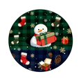 thumbnail image 1 of Faux Carpet Home Soft Cozy Area Rug Holiday Season Design Imitation Material Stain Resistant Lightweight for Living Room Bedroom Festive Events, 1 of 4