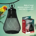 thumbnail image 4 of Reptile Heater Guard, Anti Scald Lampshade Reptile Heat Lamp Guard Mesh Cage Lampshade with Cable Protection for Amphibian Turtles Chicks Lizard Snake, 4 of 7