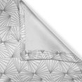 thumbnail image 4 of Ambesonne Grey Geometric Window Valance, Bursting Lines Retro, 54" X 18", Grey White, 4 of 5