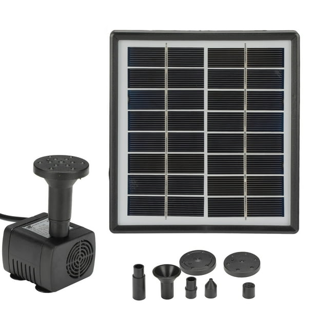 Fuente de Agua Solar, Bomba de Fuente Solar de Energía Solar Con Energía Solar Columna de Agua Alta Instalacia Fácil para Baña de Aves para Jardín