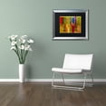 thumbnail image 4 of "Color Abstract" Canvas Art by Michelle Calkins Black Matte, Silver Frame, 4 of 5