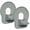 Two Pieces, variant on Pool Hose Support Brackets High Capacity Pipe Stabilizers Pool Equipment Holder Plastic Texture for Pool