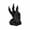 Black, variant on 3D Printed Skull Hand Controller Holder Stand for PS5 Xbox PS4, Desktop Mount, Gaming Desk Decor Accessories - Silk White