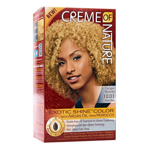 Creme Of Nature Color #10.01 Ginger Blonde Exotic Shine, 1 Ea - Walmart.com