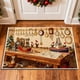 thumbnail image 4 of Seyotauo Christmas Decor 3D Stereoscopic Embroidery Carpet - 24 x16 inch Polyester Xmas Decor Indoor Outdoor, Absorbent Nonslip Dirt Proof Washable Foot Mat for Entryway Kitchen Bathroom Porch Patio, 4 of 6