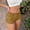 Gold, variant on Danhjin Women High Elastic Waisted Denim Shorts Stretchy Lightweight Summer Jean Shorts With Ripped Frayed Hem Trendy Casual Daily Comfy Style With Pockers