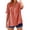 Orange, variant on Linen Blouses for Women Button Down Shirt Women Cotton Linen Tops for Women Tunic Top Cotton Gauze Shirt Gauzy Tops for Women Casual Shirts Black S