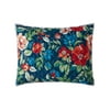 Mainstays Floral Red/Blue Floral Polyester Pillow Sham, King (1 Count)