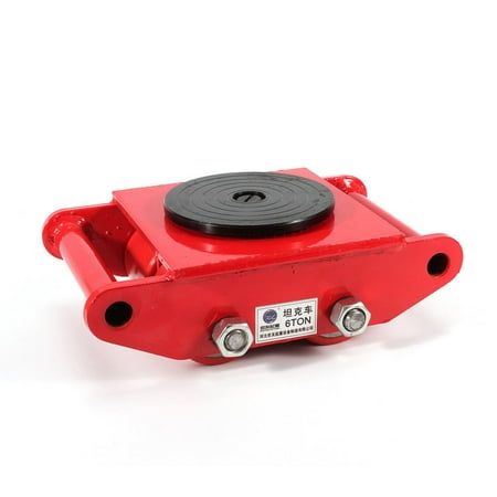 

Miumaeov Industrial Machinery Mover with 360°Rotation Cap 13200lbs 6T Smooth and Easy to Move (Red)
