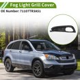 thumbnail image 2 of 1pc Cubierta de rejilla de luz antiniebla izquierda delantera para Honda Civic 2013-2015 No.71107TR3A51 ABS Negro, 2 of 7