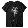 thumbnail image 3 of Hauts Grande Taille pour Femmes Décontractés à Imprimé Manches Courtes Col Rond T-Shirt Ample Blouse Hauts, 3 of 6