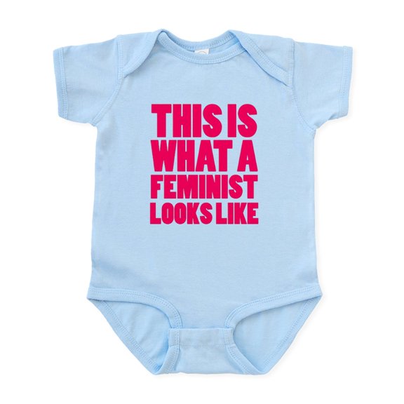 CafePress - This Is What A Feminist Looks Like Body Suit - Baby Light Bodysuit, Size Newborn - 24 Months
