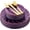 Clear Purple, variant on 125PCS Purple Disposable Dinnerware Set - Gold and Clear Purple Plastic Plates with 75 Silverware for Wedding, Birthday, Party Supplies