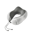 thumbnail image 1 of "Cojin De Cuello Portátil Con Máscara Ojos 3d Y Tapones Oídos Belug Gris claro ", 1 of 5