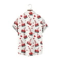 thumbnail image 4 of FNFYFH Big and Tall Valentines Shirt for Men Beach Vacation Summer Short Sleeve Button Down Shirts Casual Stylish, 4 of 6