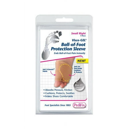 Visco-gel Ball-of-foot Protection Sleeve Large Left