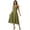 Green, variant on Moomaya Women’s Cotton Corset Midi Dress | Square Neck Fit & Flare Dress with Back Tie-Up & Gathered Skirt | Vintage Style for Casual, Brunch & Vacation