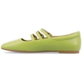 thumbnail image 3 of Journee Womens Darlin Multi Strap Square Toe Dress Flats, Widths Available, 3 of 10