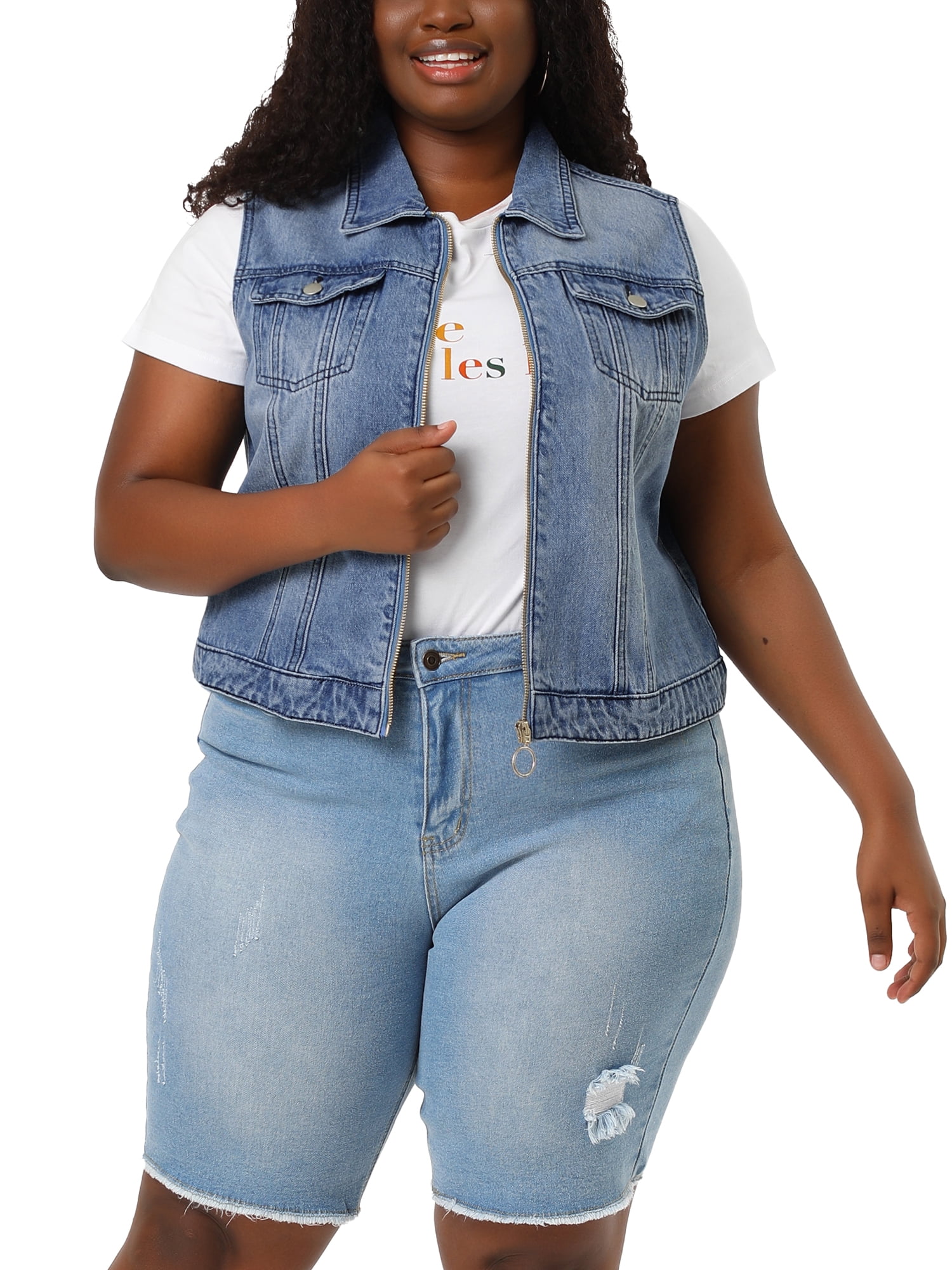 Agnes Orinda Juniors Plus Size Trucker 