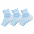thumbnail image 3 of 3Pair Neuropathy Socks Toeless Compression Socks Breathable Comfortable Ankle Socks Relief Athletic Socks For Arch & Heel,Unisex/Light Blue/M, 3 of 6