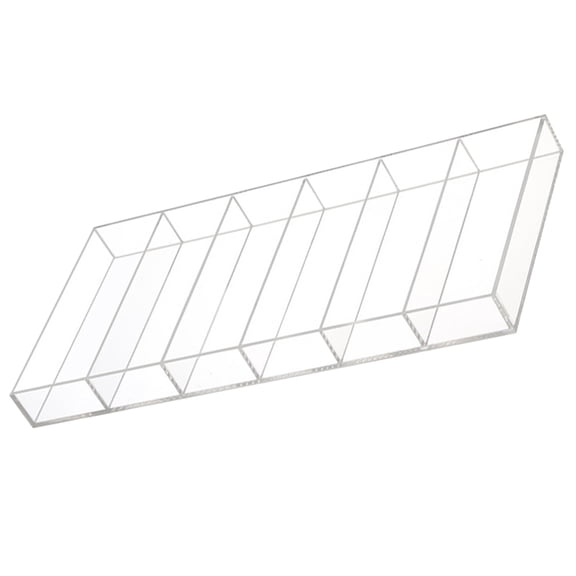 unbranded  Sunglass Transparent Acrylic 6-compartment Sunglasses Storage Display Tray