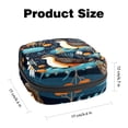 thumbnail image 2 of Platypus Sanitary Napkin Storage Bag Pouch, Period Bag Makeup Travel Bag Oxford Cloth Small Travel Toiletry Bag for Women, 4.7x6.6x6.6 in, 2 of 6