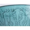 thumbnail image 5 of Eden Bath EB-GS03 Teal Glass Vessel Sink with Embossed Pattern, 5 of 7