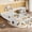Light White + Pine +Twin, variant on Twin Size Car-Shaped Floor Bed - with Storage Drawers, Window & Desk for Bedroom,Light White