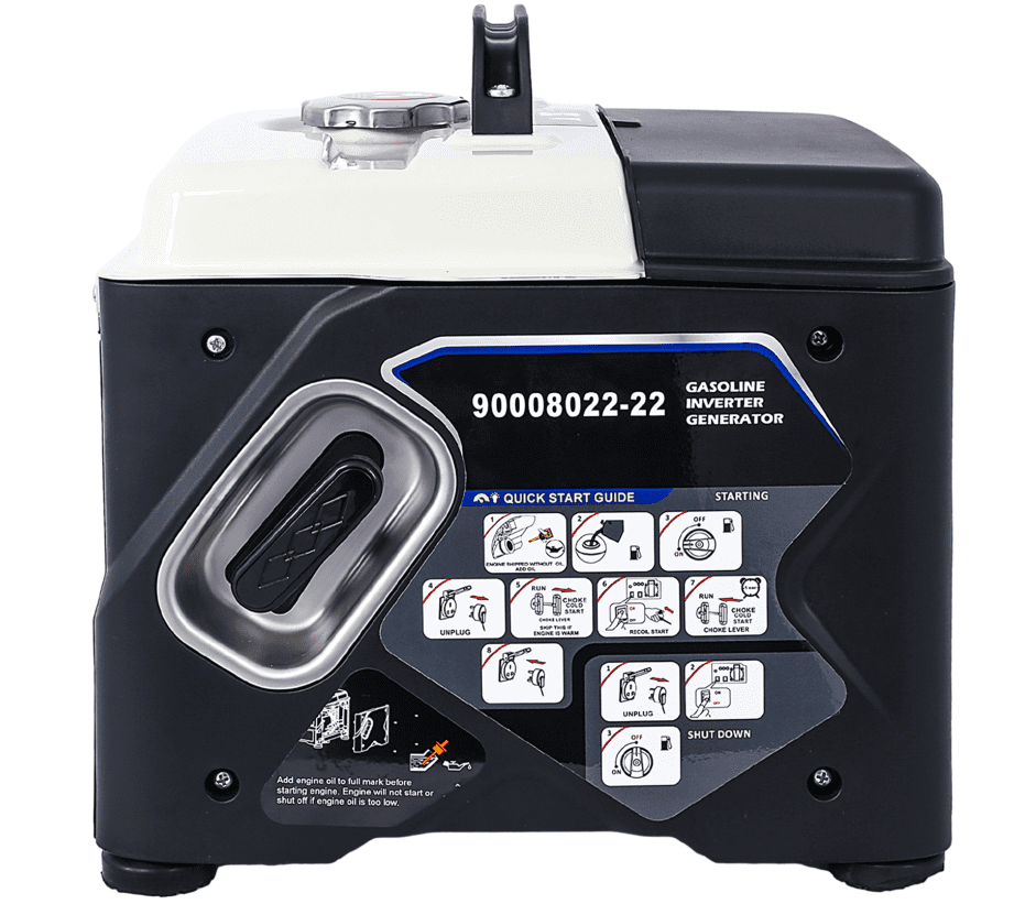 Portable Inverter Generator 1200W ultra-quiet gas engine EPA Compliant Eco-Mode