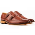 thumbnail image 2 of UV Signature Men's Monk Strap Brogue Dress Shoes, 2 of 3