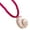 Rose Red, variant on Natural Conch Shell Necklace Handcraft Oceanics Jewelry Portable Beach Accessory for Women and Men