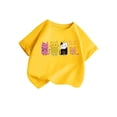 thumbnail image 2 of Tiijoy Girls Cute Cartoon Cat T-Shirt Cotton Short Sleeve Round Neck Tshirt, Sizes 3-12, 2 of 4