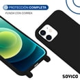 thumbnail image 2 of Funda de Protección para iPhone 12 Series - Sovico - Silicón con Correa, 2 of 6
