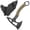 1392, variant on Camping Axes,DC53 Steel Micarta Handle Chopping Axe Bushcraft Camping Axes Survival Hatchet Full Tang Axe for Hiking Camping Splitting Chopping Wood(Black)