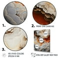 thumbnail image 3 of Designart "Warm Toned Geode Softness I" Stone Geode Canvas Wall Art, 3 of 7