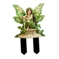 thumbnail image 3 of Estacas decorativas para jardín, planas y versátiles, con forma de mariposa para patio, para exteriores, caminos, , parques, césped, porches., 3 of 8