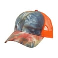 thumbnail image 3 of Ponytail Yoga Tie Dye Trucker Dad Hat Massy High Bun Pony Caps, 3 of 11