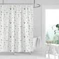 thumbnail image 4 of Tupukom Shower Curtains Bath Clearance Fabric Shower Curtain- Soft Cloth & Hotel Spa Quality, Water Repellent Machine Washable, 4 of 9