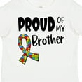 thumbnail image 4 of Inktastic Proud of My Brother Autism Awareness Puzzle Piece Ribbon Boys or Girls Toddler T-Shirt, 4 of 5
