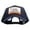 Navy, variant on California State Flag Patched Big Size Solid Cotton Twill High Profile Mesh Pro Style Cap - Black XL-3XL