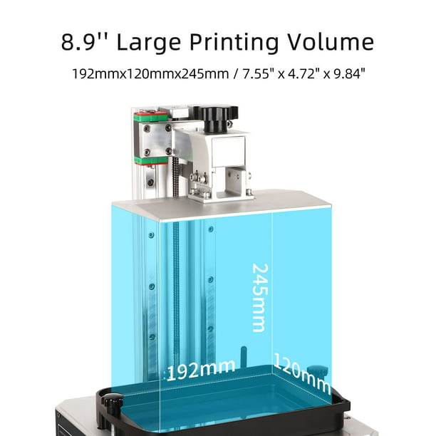 ANYCUBIC Résine d'imprimante 3D résistante, avec haute précision et impact,  résine photopolymère à séchage UV 405 nm pour impression 3D LCD (Noir, 1  kg) 