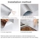thumbnail image 4 of Bewildely Pegatina impermeable a prueba de aceite para cocina papel de aluminio autoadhesivo papel pintado resistente al calor 0,4x2m Decoración del hogar Plata 0.4 M * 3 M Bewildely HA000044-02, 4 of 6