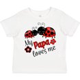 thumbnail image 3 of Inktastic My Papa Loves Me with Cute Ladybugs Boys or Girls Toddler T-Shirt, 3 of 5