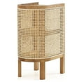 thumbnail image 5 of Manhattan Comfort Versailles 2-Shelf Wood Rattan End Table in Natural, 5 of 5