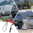 thumbnail image 7 of CZSCPDAW Stainless Steel Trailer Breakaway Cable with Coiled Spring, Carabiner and Pull Pin for RVs and Boats, 7 of 7