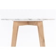 thumbnail image 2 of Mesa The Bianco Collection CIMA 31x53 cm Mármol con Patas de Roble, 2 of 9
